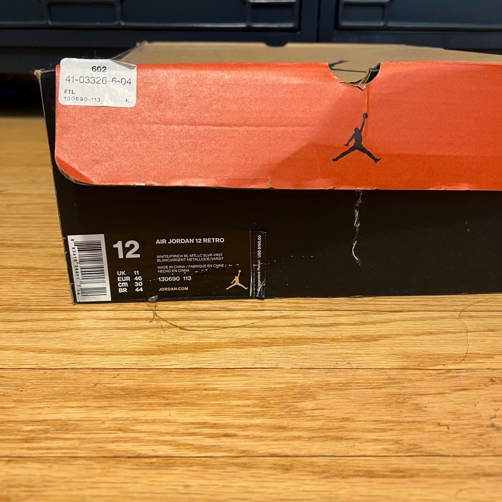Mens Retro Jordan 12. Size 12 - Picture 2 of 10